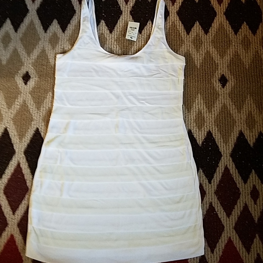 White Express mini dress